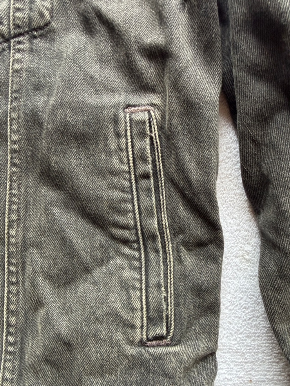 Polo Ralph Lauren RL Varsity Football Bulldog Denim Jacket L - Picture 12 of 16